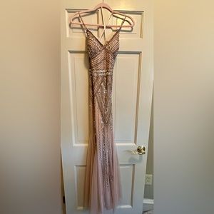 NWT! Gorgeous Marina gown.  Size 8.